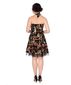 Women's Apparel Banned Cowgirl Halter Flare Dress
