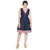 Women's Apparel Banned Diner Days Dress In Navy & Gingham 1 Women's Apparel Banned Diner Days Dress In Navy & Gingham