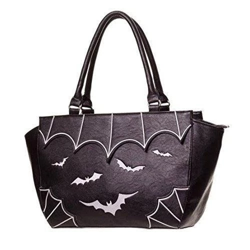 Banned Embroidered Bat Bag White Women's Apparel 3 Banned Embroidered Bat Bag White Women's Apparel