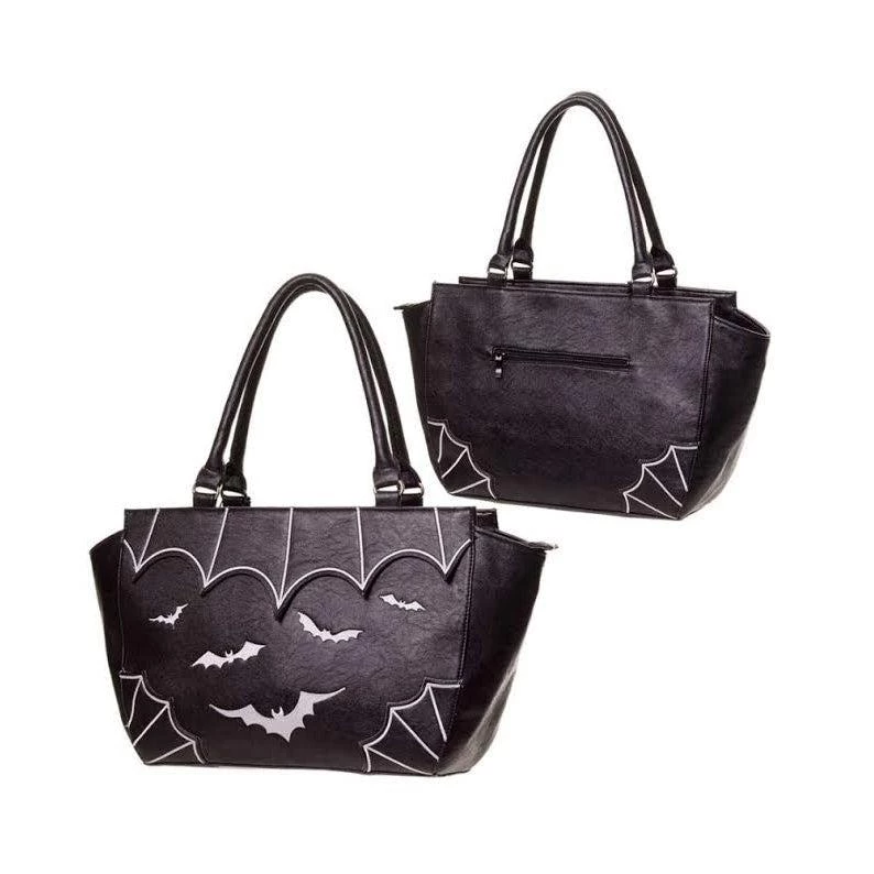 Banned Embroidered Bat Bag White Women's Apparel 4 Banned Embroidered Bat Bag White Women's Apparel