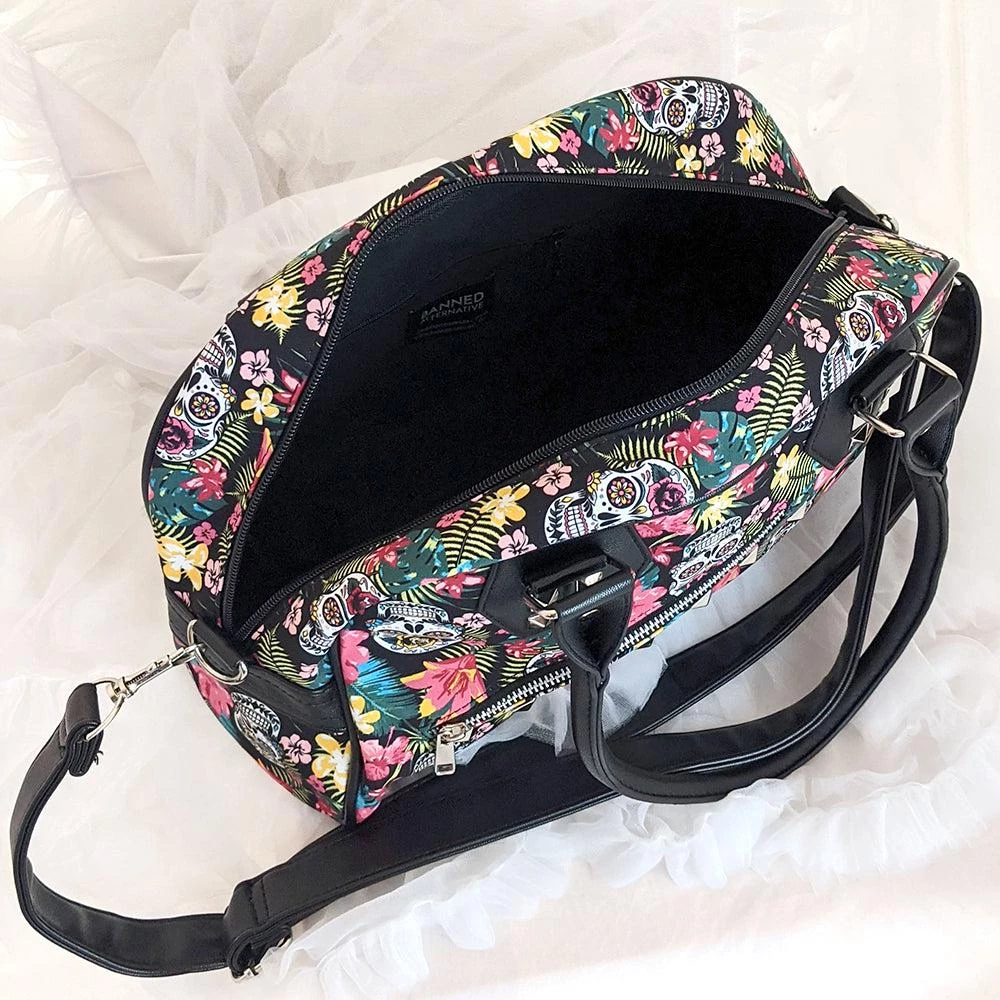 Banned Hibiscus Sugar Skull Purse 9 Banned Hibiscus Sugar Skull Purse
