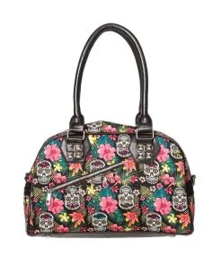 Banned Hibiscus Sugar Skull Purse 11 Banned Hibiscus Sugar Skull Purse