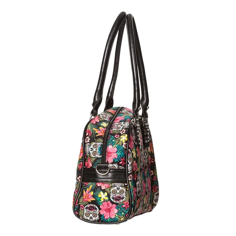 Banned Hibiscus Sugar Skull Purse 6 Banned Hibiscus Sugar Skull Purse