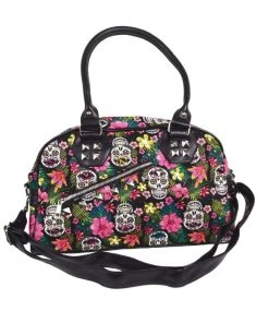 Banned Hibiscus Sugar Skull Purse 14 Banned Hibiscus Sugar Skull Purse