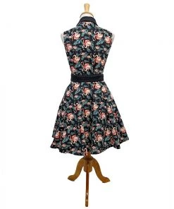 Women's Apparel Banned Honnie Flamingo Flare Dress In Black