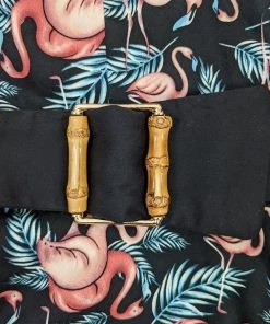 Women's Apparel Banned Honnie Flamingo Flare Dress In Black