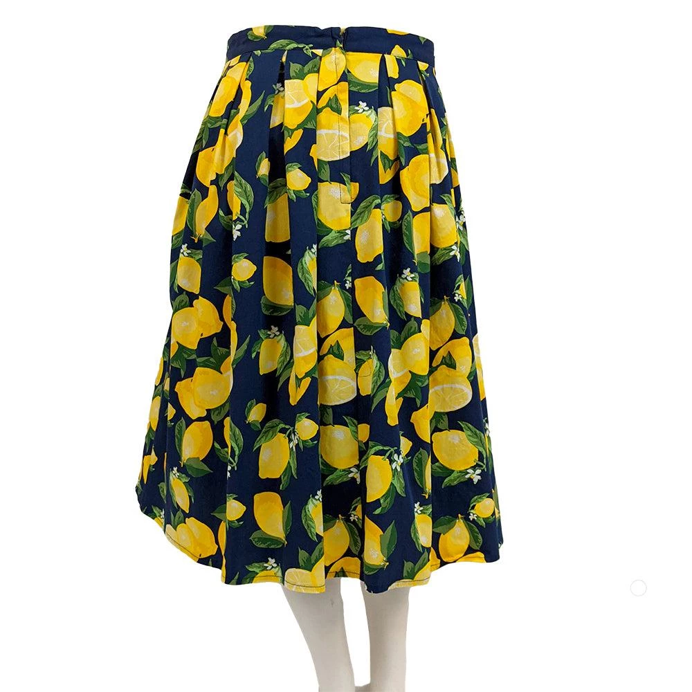 Banned Lemon Pleat Skirt In Navy Women's Apparel 7 Banned Lemon Pleat Skirt In Navy Women's Apparel