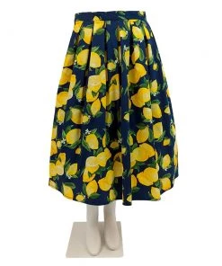 Banned Lemon Pleat Skirt In Navy Women's Apparel 10 Banned Lemon Pleat Skirt In Navy Women's Apparel