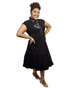 Women's Apparel Banned Model Face Dress