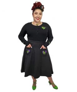 Banned Apparel Monster & Bride Skirt In Black Women's Apparel