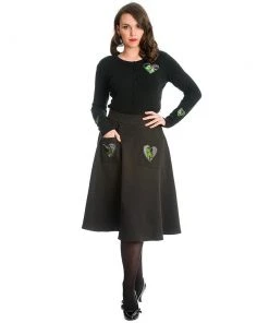 Banned Apparel Monster & Bride Skirt In Black Women's Apparel