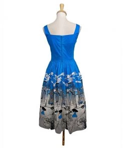 Women's Apparel Banned Apparel Paris Button Dress In Blue