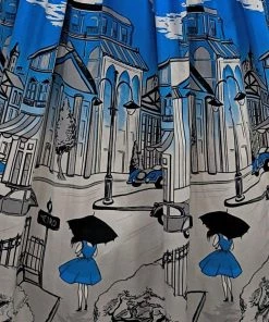 Women's Apparel Banned Apparel Paris Button Dress In Blue 13 Women's Apparel Banned Apparel Paris Button Dress In Blue