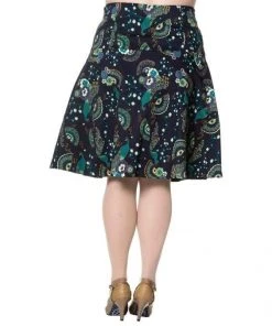 Women's Apparel Banned Proud Peacock Skirt