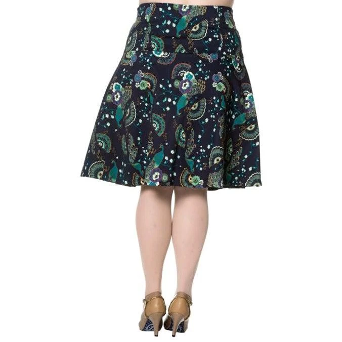 Women's Apparel Banned Proud Peacock Skirt 4 Women's Apparel Banned Proud Peacock Skirt