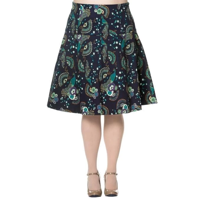 Women's Apparel Banned Proud Peacock Skirt 5 Women's Apparel Banned Proud Peacock Skirt