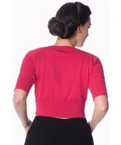 Banned Raven Cardigan In Hibiscus Women's Apparel 7 Banned Raven Cardigan In Hibiscus Women's Apparel
