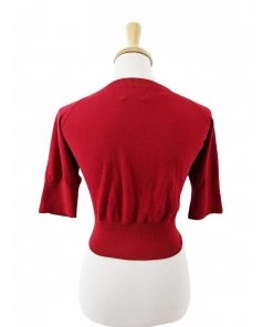 Women's Apparel Banned Raven Cardigan In Red