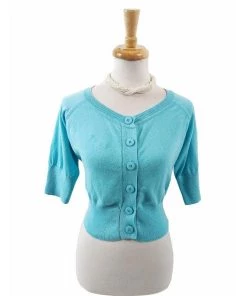 Women's Apparel Banned Raven Cardigan In Turquoise