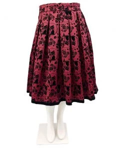 Banned Sia Bella Skirt In Bordeaux Women's Apparel