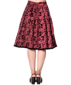 Banned Sia Bella Skirt In Bordeaux Women's Apparel