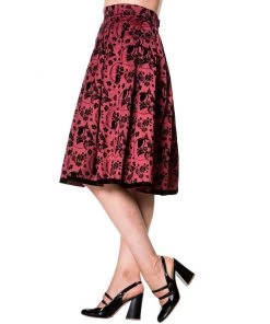 Banned Sia Bella Skirt In Bordeaux Women's Apparel