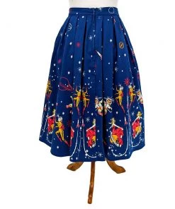 Banned Apparel Space Vamp Swing Skirt