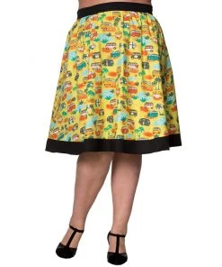 Banned Starlight Camper Skirt Women's Apparel