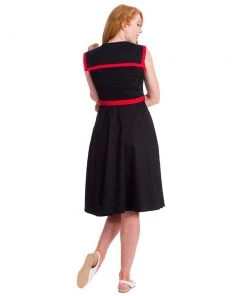 Women's Apparel Banned Strawberry Fields Swing Dress In Black