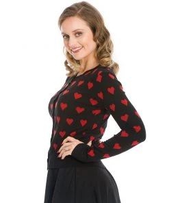 Banned Apparel True Love Cardigan In Black