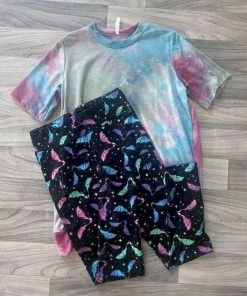 Glitz Glam And Rebellion GGR Bat Leggings With Pockets Women's Apparel