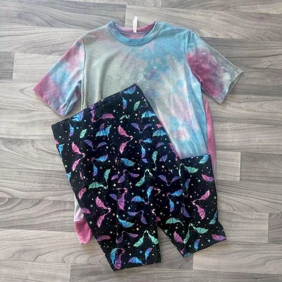 Glitz Glam And Rebellion GGR Bat Leggings With Pockets Women's Apparel 4 Glitz Glam And Rebellion GGR Bat Leggings With Pockets Women's Apparel