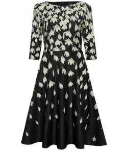 Dolly & Dotty Beatrix Swing Dress In Snowdrop Print 8 Dolly & Dotty Beatrix Swing Dress In Snowdrop Print