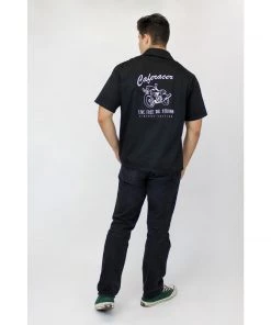 Hemet Men's Caferacer Work Shirt In Black