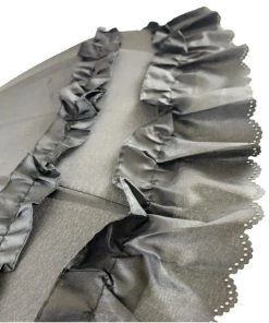 Women's Apparel Soake Classic Frilly Pagoda Umbrella In Black 9 Women's Apparel Soake Classic Frilly Pagoda Umbrella In Black