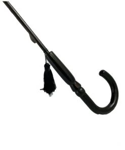 Women's Apparel Soake Frilly Pagoda Umbrella In Black Polka Dots