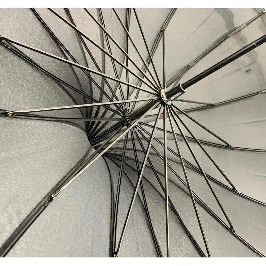 Women's Apparel Soake Classic Frilly Pagoda Umbrella In Black 7 Women's Apparel Soake Classic Frilly Pagoda Umbrella In Black