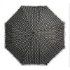 Soake Folding Umbrella In Black Polka Dots 2 Soake Folding Umbrella In Black Polka Dots