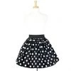 Women's Apparel Hemet Pleated Skirt In Black & White Polka Dot