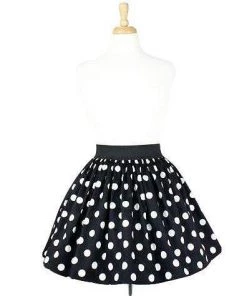 Women's Apparel Hemet Pleated Skirt In Black & White Polka Dot