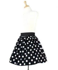 Women's Apparel Hemet Pleated Skirt In Black & White Polka Dot