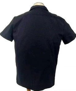 Glitz Glam And Rebellion Men's Bowling Shirt With Classic Cars Panel Men's Apparel