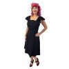 ChicStar Women's Apparel Claudia Swing Dress In Black