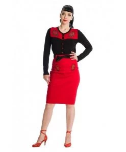 Banned Blooming Rose Cardigan Women's Apparel