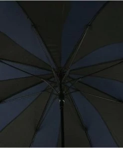 Women's Apparel Soake Walking Stick Umbrella In Black And Blue Swirl