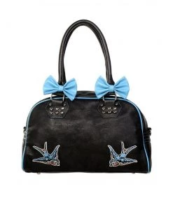 Banned Blue Swallows Purse Accessories