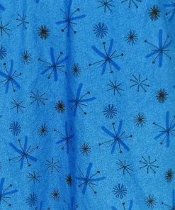 ChicStar Swing Dress In Blue Atomic Print