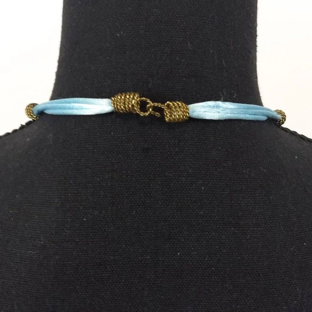 Glitz Glam And Rebellion Accessories Vintage Hand Made Mexican Pottery Necklace And Earrings 4 Glitz Glam And Rebellion Accessories Vintage Hand Made Mexican Pottery Necklace And Earrings