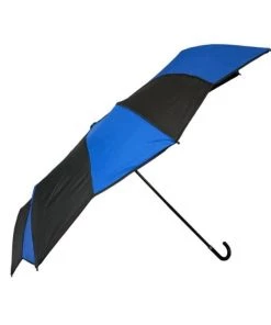 Women's Apparel Soake Folding Umbrella In Blue And Black Swirl