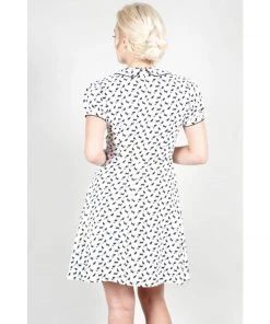 Voodoo Vixen Caddie Cat Print Dress Women's Apparel 8 Voodoo Vixen Caddie Cat Print Dress Women's Apparel